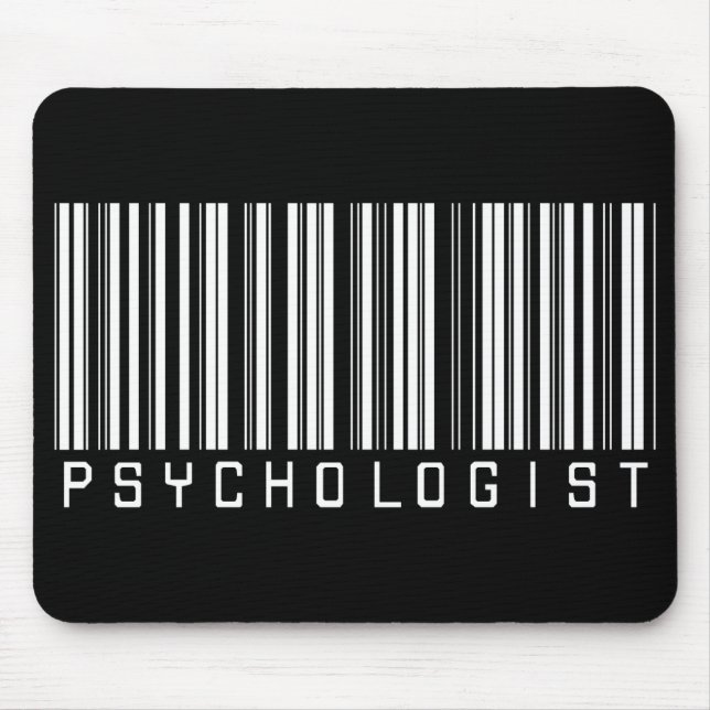Psychologist Bar Code Mouse Mat (Front)
