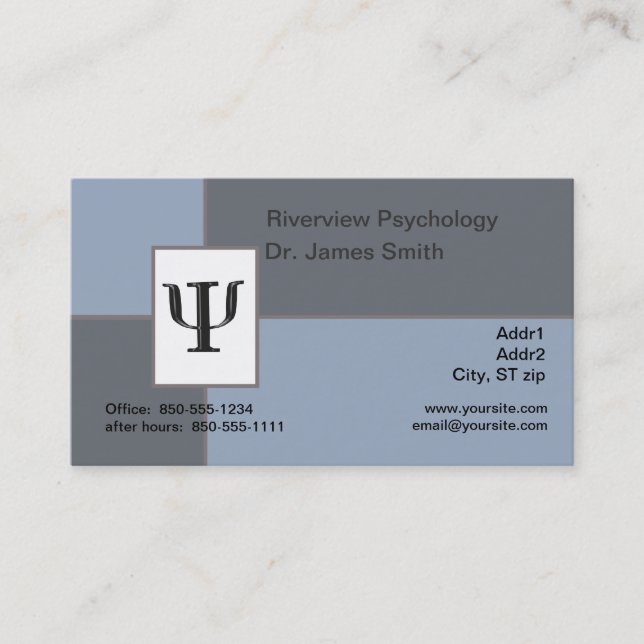 Psychologist Business Card (Front)