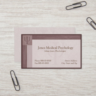 Psychologist Business Card