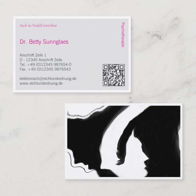 Psychologist  business card (Front/Back)