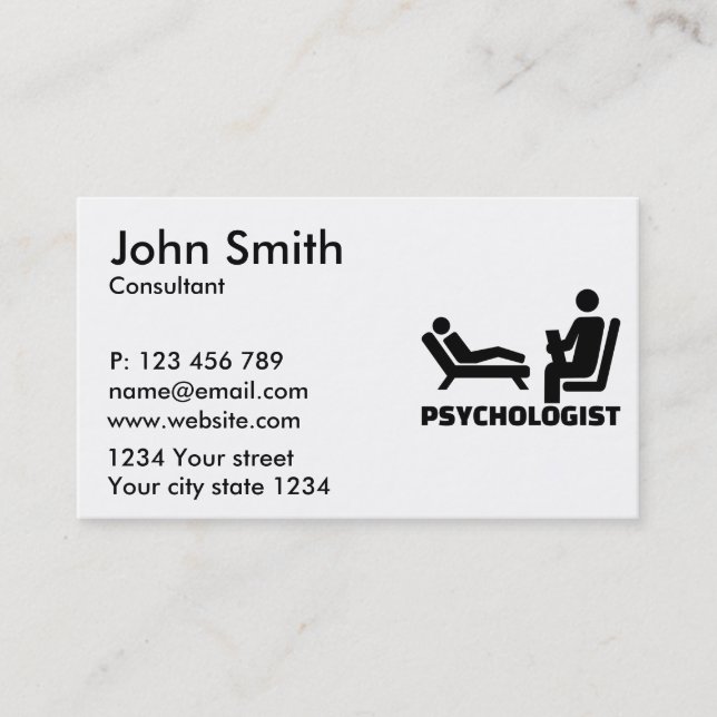 Psychologist Business Card (Front)