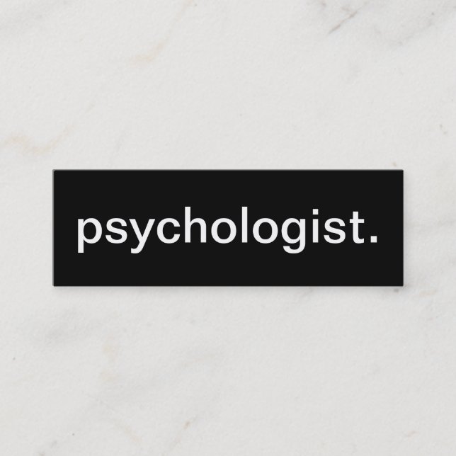 Psychologist Business Card (Front)