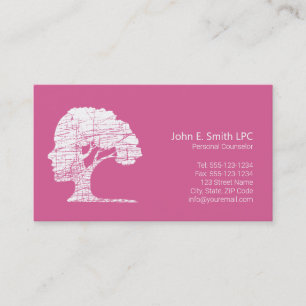 Psychologist Business Cards Personal Counsellor
