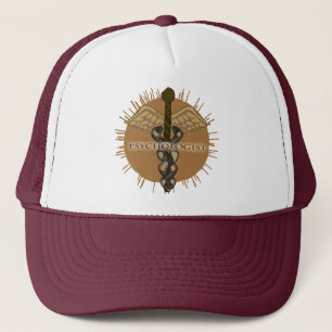 Psychologist Caduceus Trucker Hat