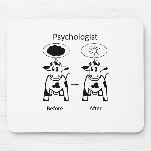 Psychologist Caofline Mouse Mat (Front)