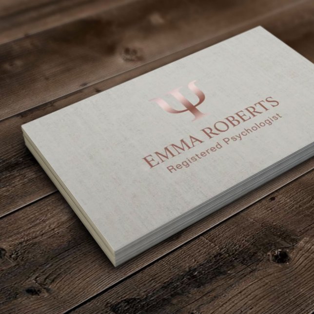 Psychologist Counsellor Elegant Linen Appointment (Creator Uploaded)