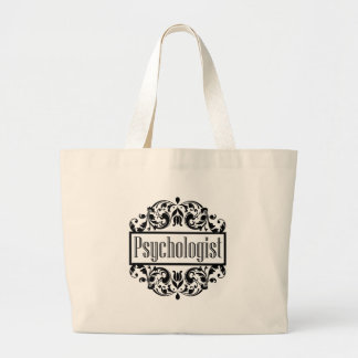 Psychologist Damask Large Tote Bag