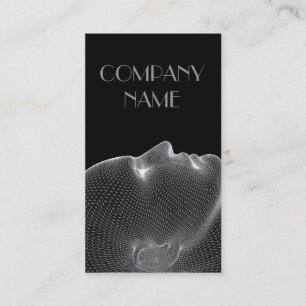 Psychologist Doctor Private Clinic Human Head Face Business Card