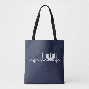 Psychologist Heartbeat Tote Bag