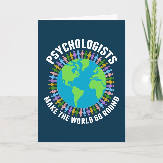 Psychologist Inspirational Quote Thank You Card (Front)