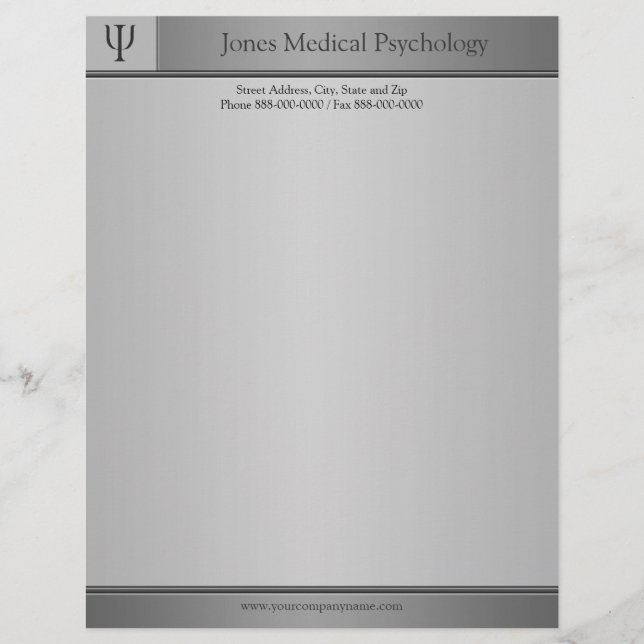 Psychologist Letterhead (Front)