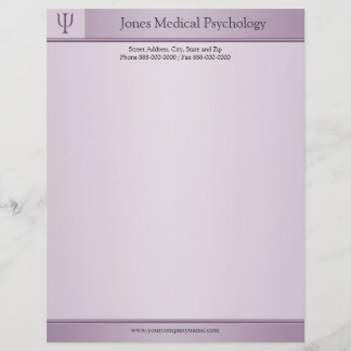 Psychologist Letterhead