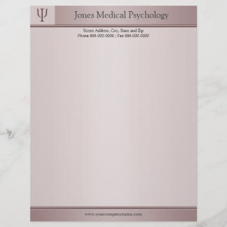 Psychologist Letterhead