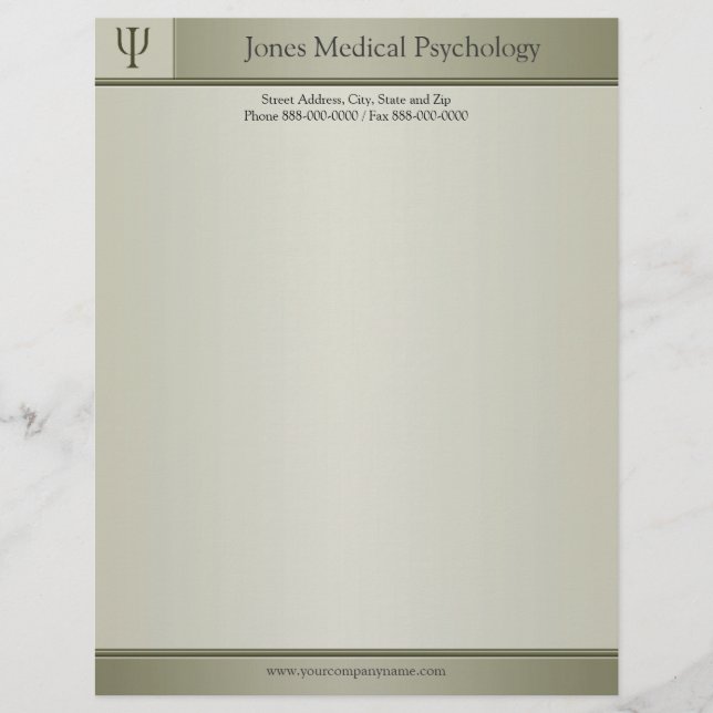 Psychologist Letterhead (Front)