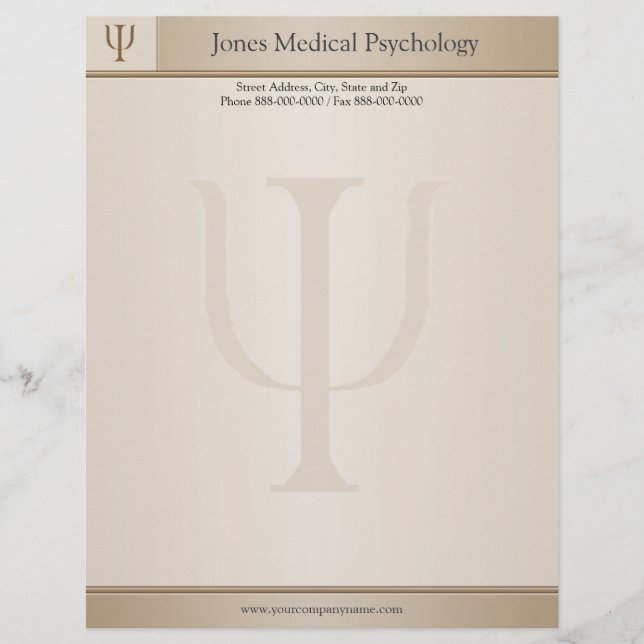 Psychologist Letterhead (Front)