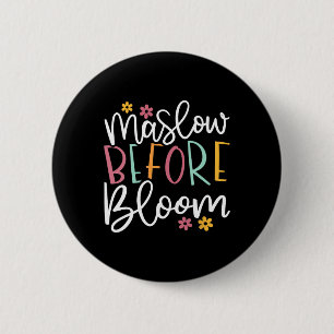 Psychologist Maslow Before Bloom Sped Teacher Clro 6 Cm Round Badge