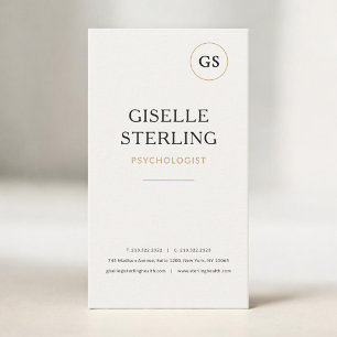 Psychologist Mental Health Professional Business Card