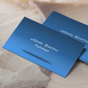 Psychologist Modern Blue Space Business Card