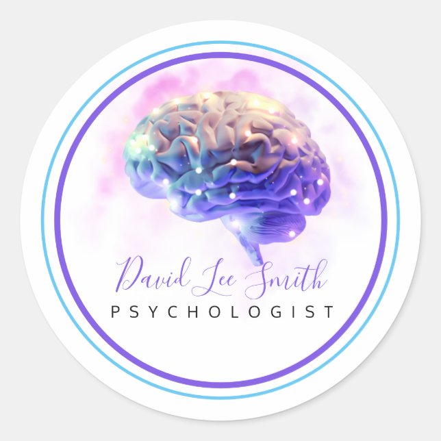 Psychologist / Neurologist Classic Round Sticker (Front)
