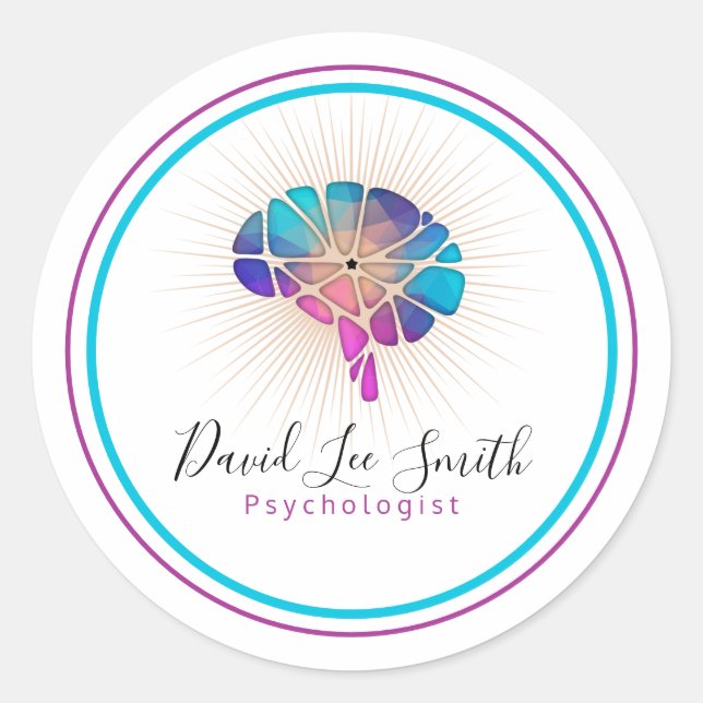Psychologist / Neurologist Classic Round Sticker (Front)