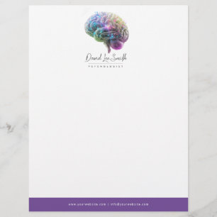 Psychologist / Neurologist Custom Letterhead