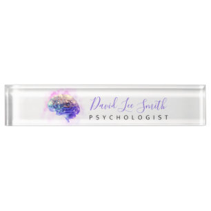 Psychologist / Neurologist Desk Name Plate