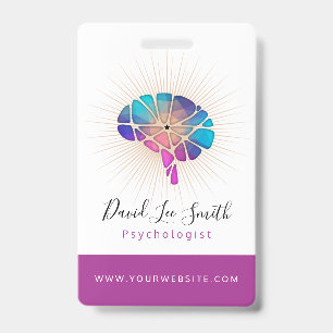 Psychologist / Neurologist ID Badge