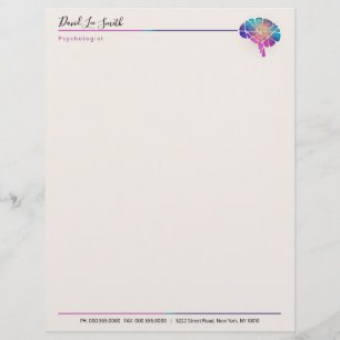 Psychologist / Neurologist Letterhead