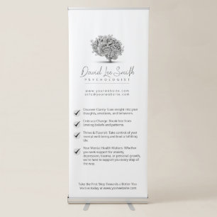 Psychologist / Neurologist Minimalist Retractable Banner