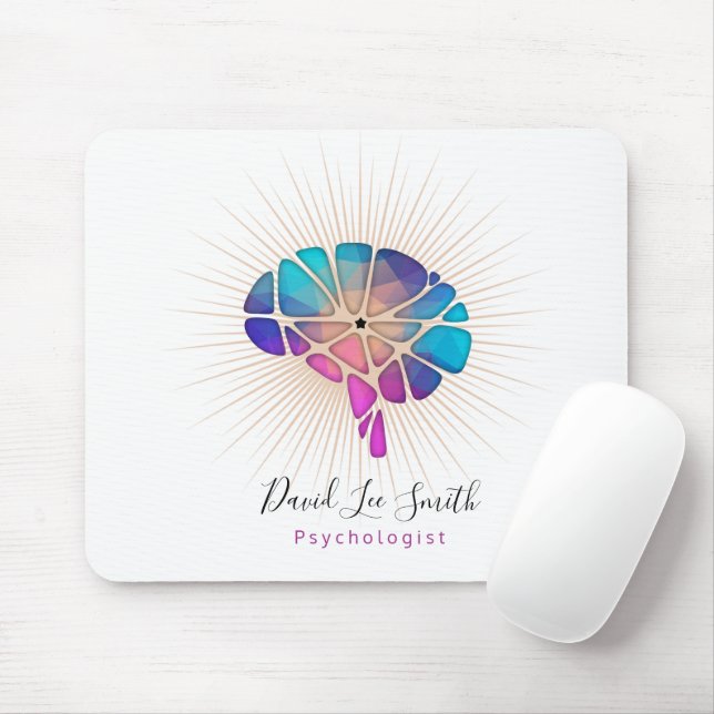 Psychologist / Neurologist Mouse Mat (With Mouse)