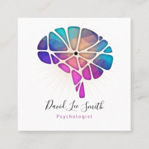 Psychologist / Neurologist Square Business Card