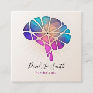 Psychologist / Neurologist Square Business Card