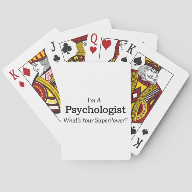 Psychologist Playing Cards (Back)