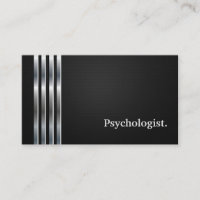 Psychologist Professional Black Silver