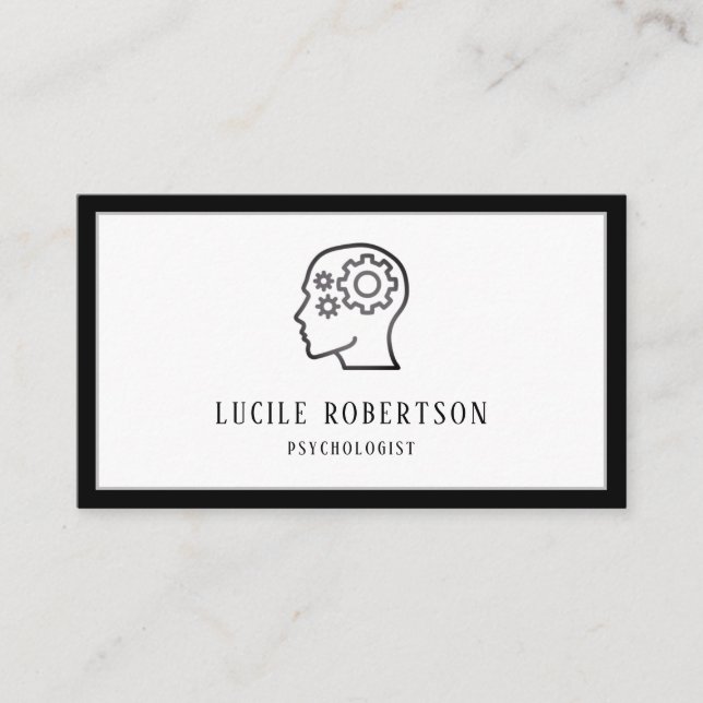 Psychologist Psychiatrist Counsellor Business Card (Front)