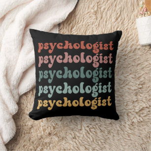 Psychologist Retro Psychology Student Graduation Cushion