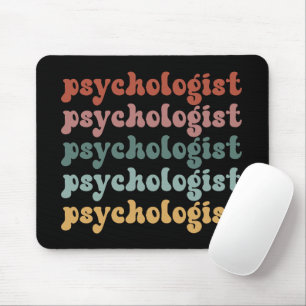 Psychologist Retro Psychology Student Graduation Mouse Mat
