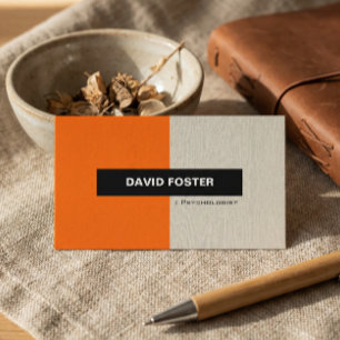 Psychologist - Simple Elegant Stylish Business Card