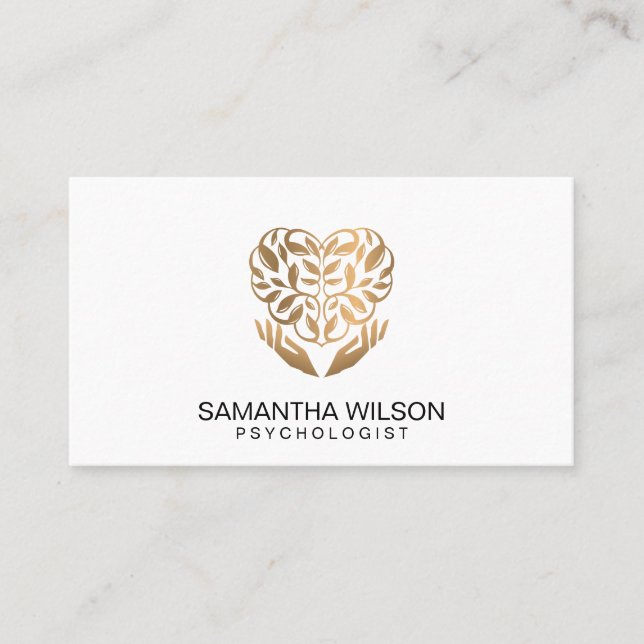 Psychologist Therapist Counsellor Psychiatrist  Bu Business Card (Front)