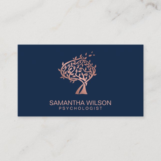 Psychologist Therapist Counsellor Psychiatrist  Bu Business Card (Front)