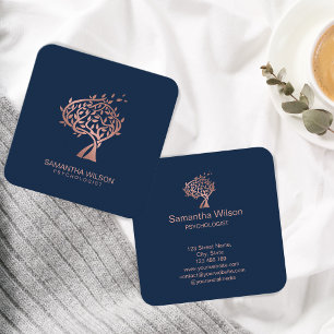 Psychologist Therapist Counsellor Psychiatrist  Square Business Card