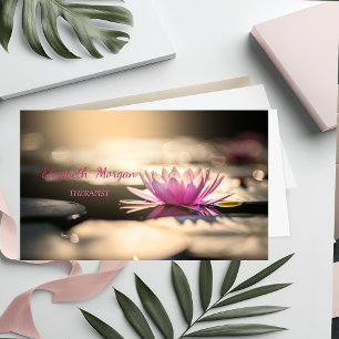 Psychologist Therapist Zen, Lotus Lake Business Card
