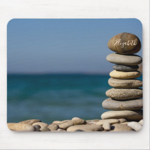Psychologist Therapist Zen Stones, Sea Mouse Mat