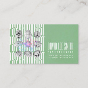 Psychologist Tipographyc business card