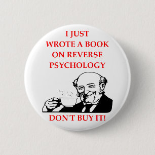 PSYCHOLOGY 6 CM ROUND BADGE