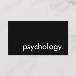 psychology. business card