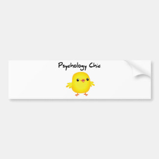 Psychology Chic Bumper Sticker
