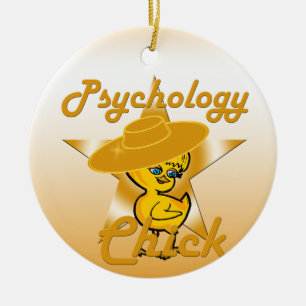 Psychology Chick #10 Ceramic Tree Decoration