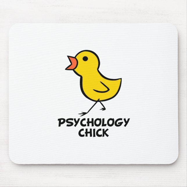 Psychology Chick Mouse Mat (Front)