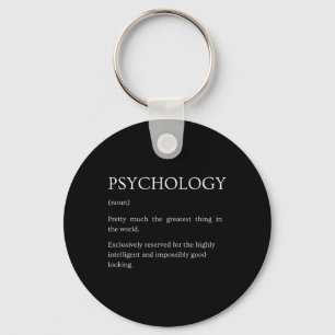 Psychology Definition - Funny Sarcastic Key Ring